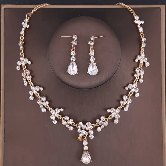 Set joyería colores azul marino rosa lila dorado Colombia