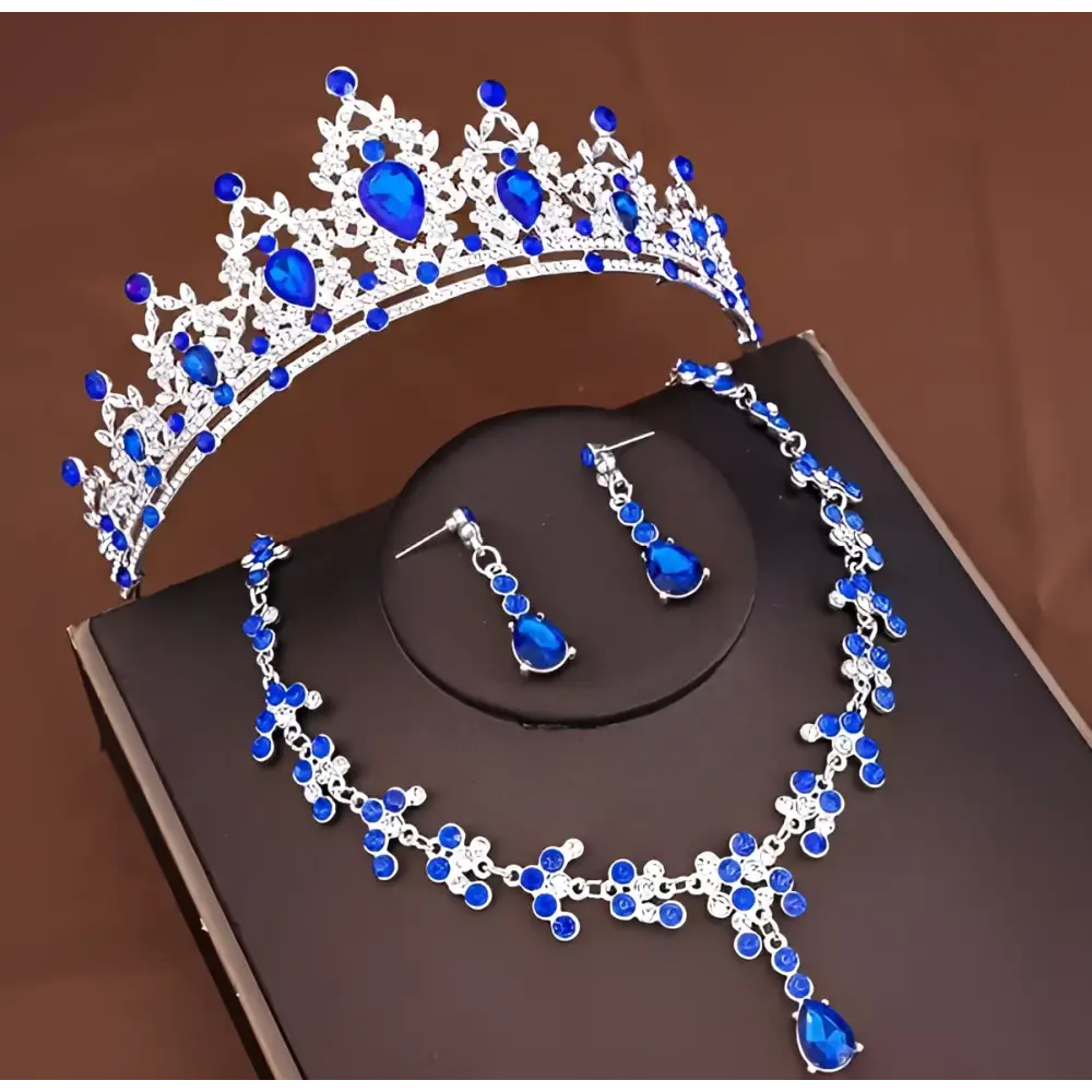 Set corona tiara collar aretes quinceañera 15 años Colombia