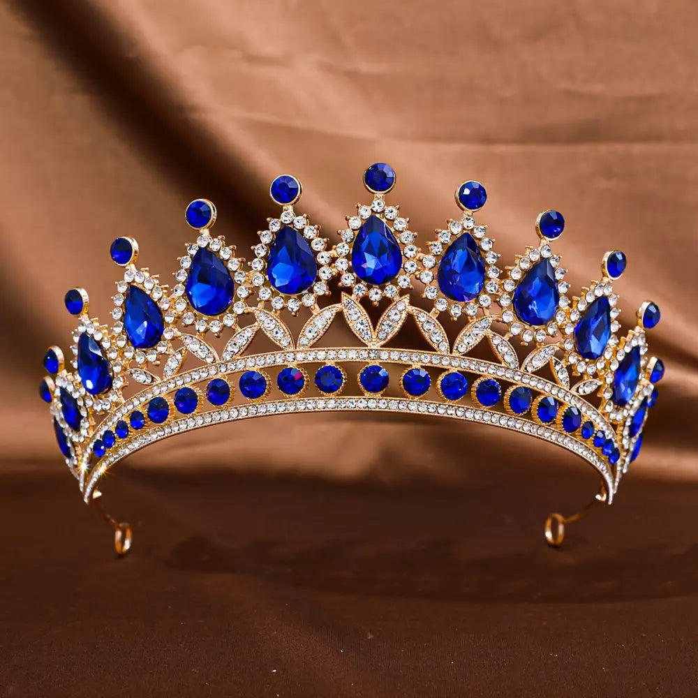 Tiara corona barroca elegante bodas quinceañera Colombia