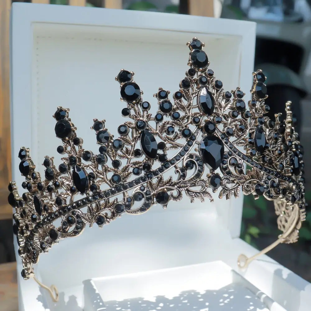 Tiara cristal plateada dorada bodas eventos Colombia