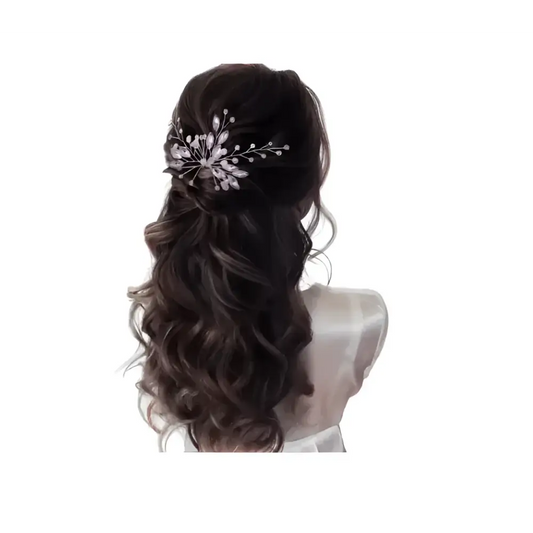 Tocado horquilla cabello novia Colombia