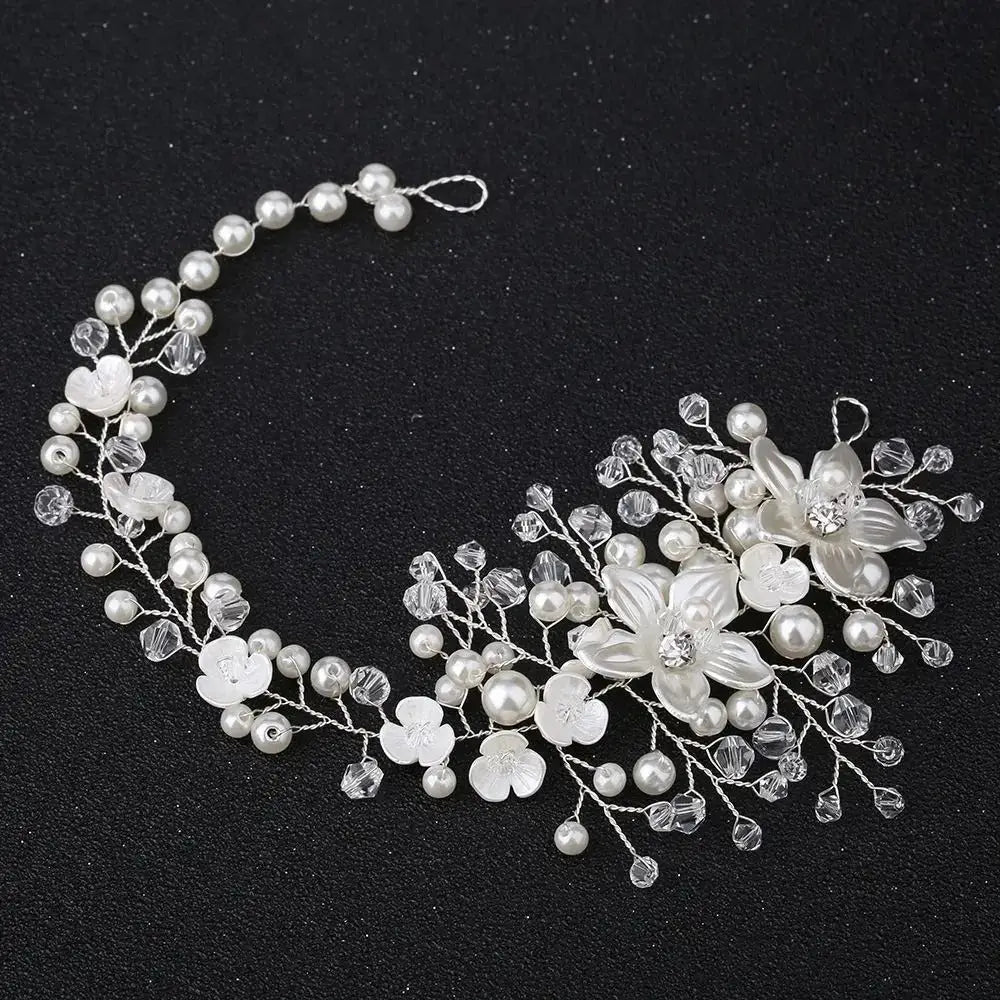 Tocado tiara corona novia brillante boda Colombia