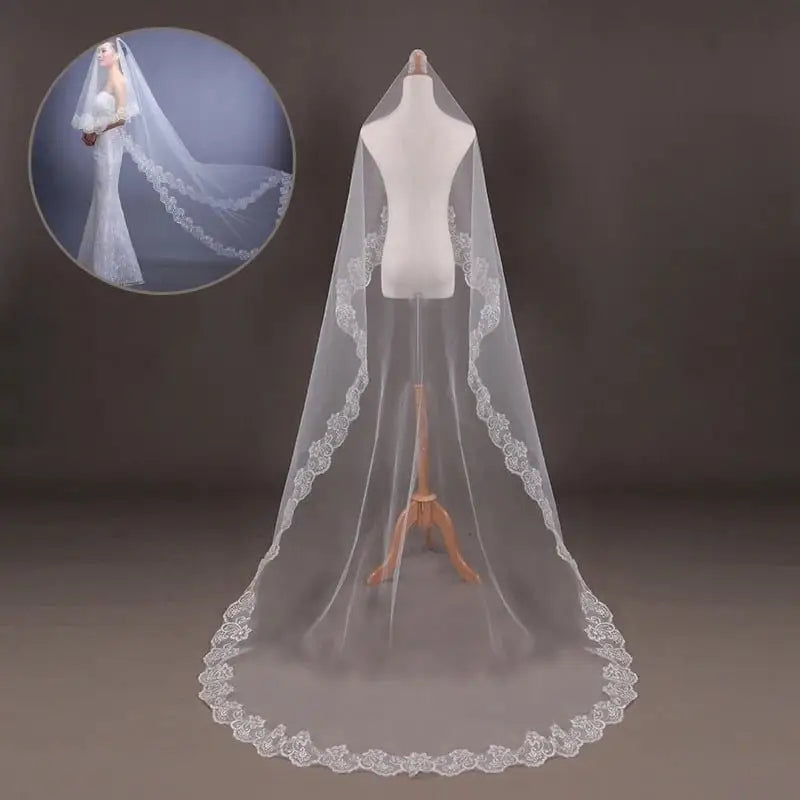 Velo novia mantilla 3 metros matrimonio boda Colombia